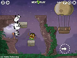 Играть онлайн бесплатно 3 панды